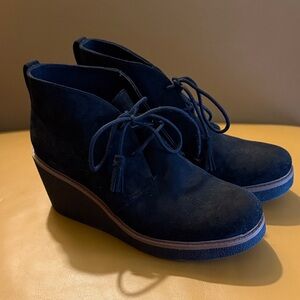 Dr. Scholl's Black Wedge Booties